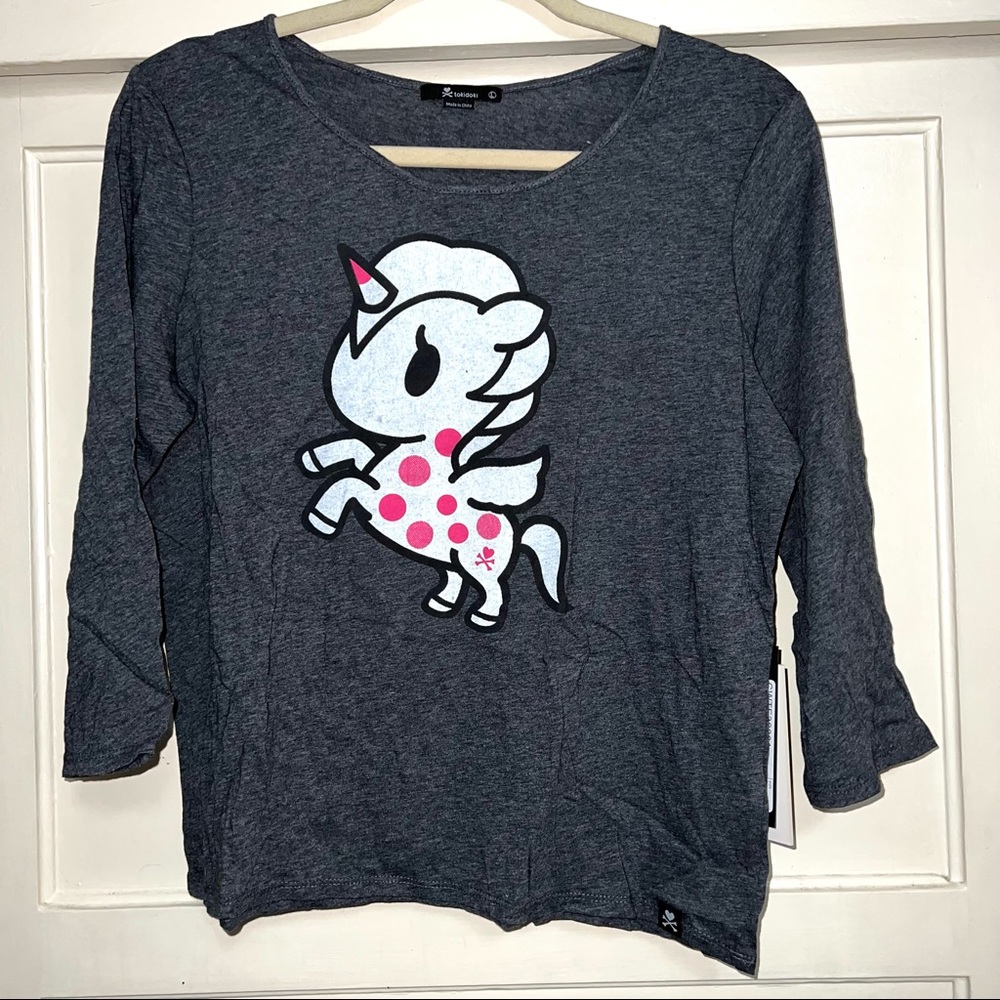 NWT tokidoki unicorno polka dot tshirt